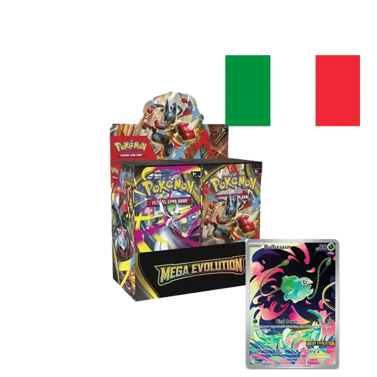 Pokemon Mega Evoluzione Box da 36 buste con TOPPER