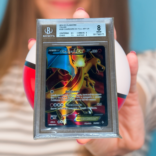 Charizard ex 100/106 fuoco infernale ita bgs 8