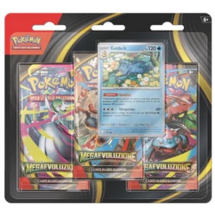 Megaevoluzione - 3 Pack Blister - Golduck - ITA (preordine 10 ottobre)