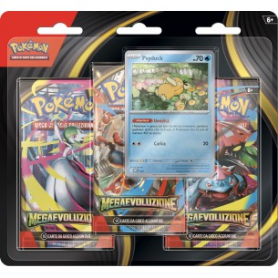 Megaevoluzione - 3 Pack Blister - Psyduck - ITA (preordine 10 ottobre)