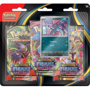 Megaevoluzione: 3 Pack Blister - sneasel - Fiamme Spettrali