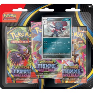Megaevoluzione: 3 Pack Blister - Weavile - Fiamme Spettrali