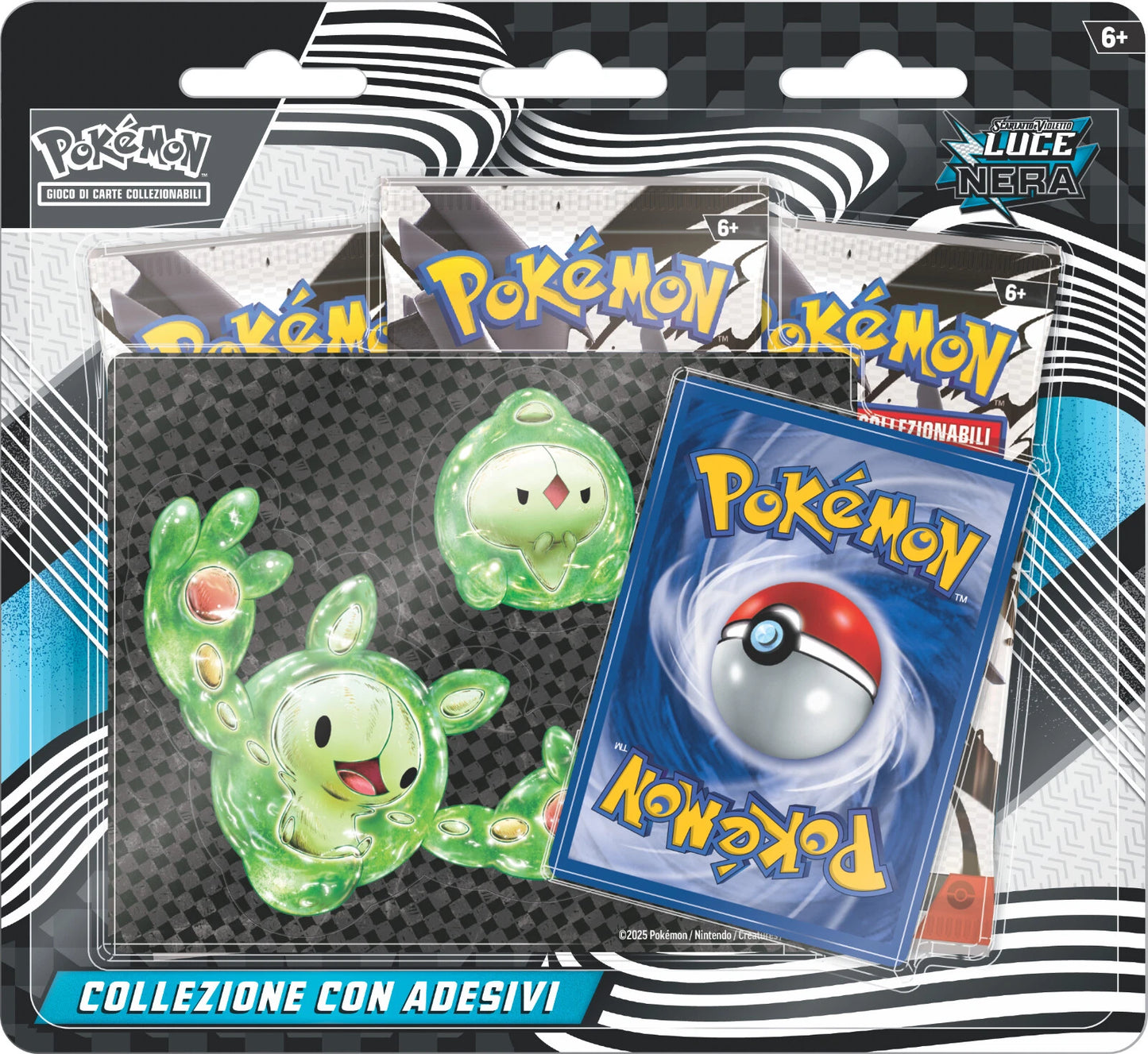 POKEMON LUCE NERA COLLEZIONE CON ADESIVO-ITA (PREORDINE)
